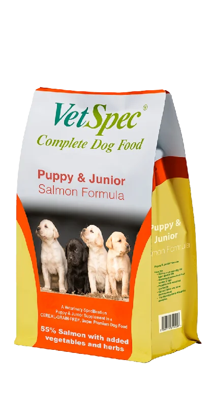 - The effect of dog food on hairVetSpec Complete Puppy & Junior Salmon