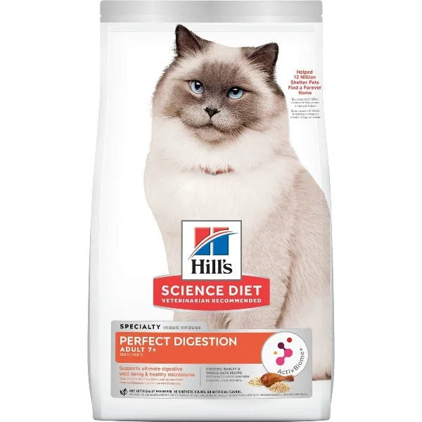 - High-fiber cat food Science Diet Adult 7+ Perfect Digestion Chicken Recipe Dry Cat Food - High-fiber cat food Science Diet Adult 7+ Perfect Digestion Chicken Recipe Dry Cat Food