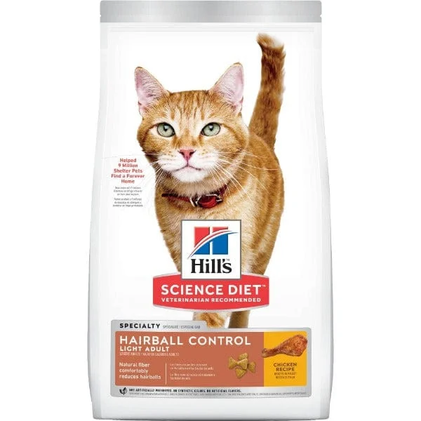 - Fish-based cat food Science Diet Adult Hairball Control Light Chicken Recipe Dry Cat Food, 7 lb - Fish-based cat food Science Diet Adult Hairball Control Light Chicken Recipe Dry Cat Food, 7 lb