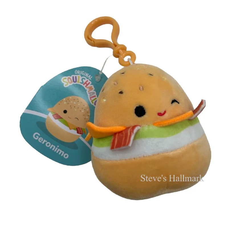 - Hamster toy recommendationsSquishmallow Geronimo the Bagel Breakfast 3.5" Clip Stuffed Plush by Kelly Toy - Hamster toy recommendationsSquishmallow Geronimo the Bagel Breakfast 3.5" Clip Stuffed Plush by Kelly Toy