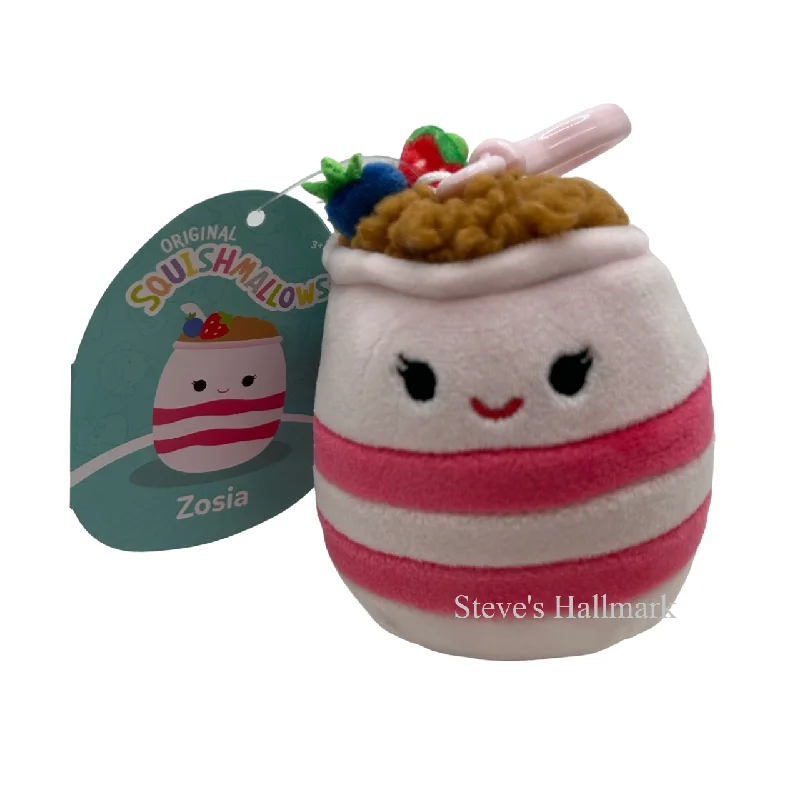 - Rabbit toy selectionSquishmallow Zosia the Yogurt Parfait Breakfast 3.5" Clip Stuffed Plush by Kelly Toy - Rabbit toy selectionSquishmallow Zosia the Yogurt Parfait Breakfast 3.5" Clip Stuffed Plush by Kelly Toy
