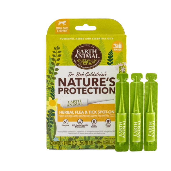 Pet conditioner: used to care for pet hair,Earth Animal Nature's Protection™ Flea & Tick Herbal Spot-On for Small Dogs & Puppies Pet conditioner: used to care for pet hair,Earth Animal Nature's Protection™ Flea & Tick Herbal Spot-On for Small Dogs & Puppies