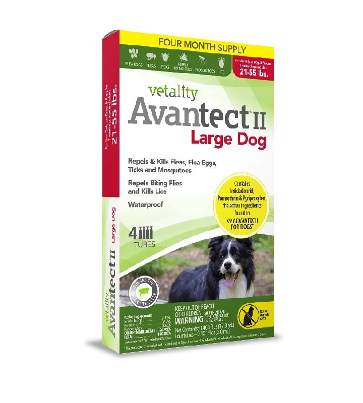 Pet comb: used to comb pet hair, with the functions of decontamination, deodorization, and nourishment.Vetality Avantect II Monthly Topical Flea and Tick Treatment for Large Dogs Pet comb: used to comb pet hair, with the functions of decontamination, deodorization, and nourishment.Vetality Avantect II Monthly Topical Flea and Tick Treatment for Large Dogs